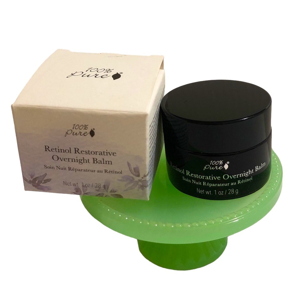 100% Pure Retinol Restorative Night Balm Treatment Natural Organic Skin Care